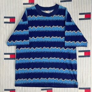 Vintage 90s Surf Board Skater Style Design short sleeve tee shirt